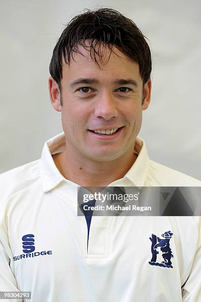 Neil Carter of Warwickshire during the Warwickshire County Cricket Club Photocall at Edgebaston on April 7, 2010 in Birmingham, England.
