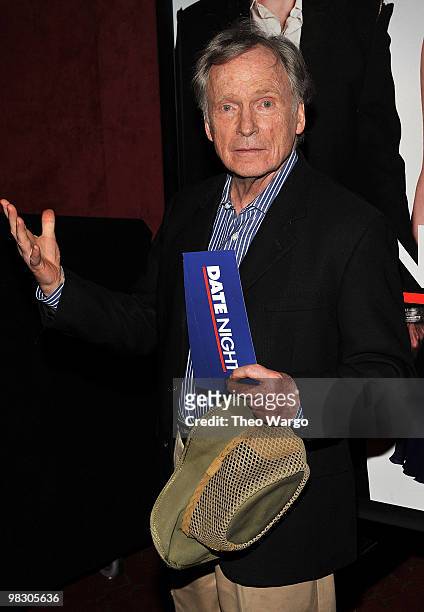 Personality Dick Cavett attends the premiere of "Date Night" at Ziegfeld Theatre on April 6, 2010 in New York City.