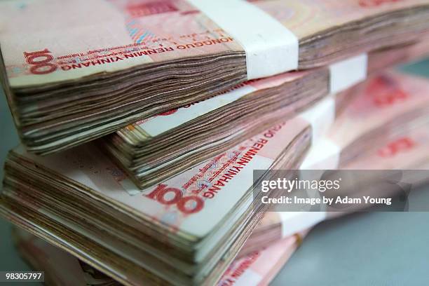 chinese yuan - yuan symbol stock-fotos und bilder