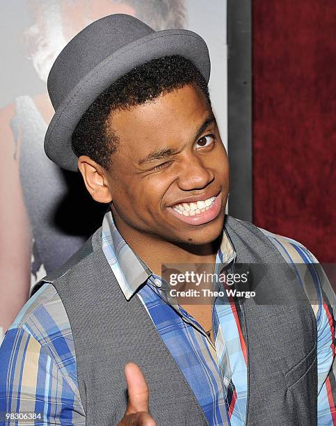 Tristan Wilds attends the premiere of "Date Night" at Ziegfeld Theatre on April 6, 2010 in New York City.