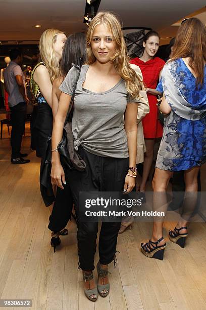 Fashion designer Charlotte Ronson attends the book party for Derek Blasberg's 'Classy' at Barneys New York on April 6, 2010 in New York City.