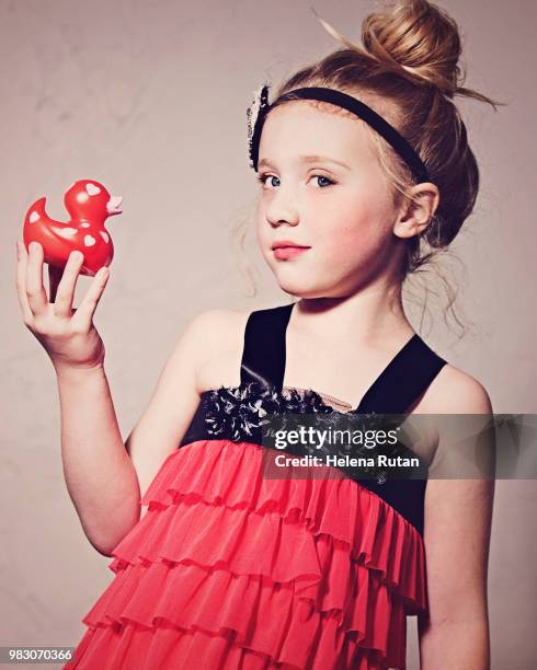 Dress And Ducky 1, Bildbanksbilder