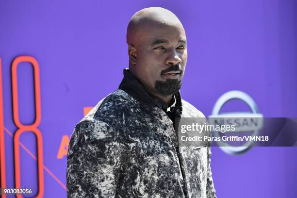 Mike Colter attends the 2018 BET Awards at Microsoft Theater on June 24, 2018 in Los Angeles, California.