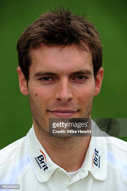 Chris Tremlett of Surrey poses for a portrait during a photocall at The Brit Oval on April 7, 2010 in London, England.