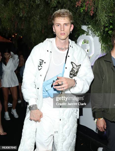 Machine Gun Kelly attends IGA X BET Awards Party 2018 on June 23, 2018 in Los Angeles, California.