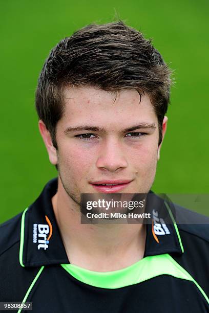 Tom Lancefield of Surrey poses for a portrait during a photocall at The Brit Oval on April 7, 2010 in London, England.