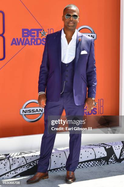 Calloway attends the 2018 BET Awards at Microsoft Theater on June 24, 2018 in Los Angeles, California.