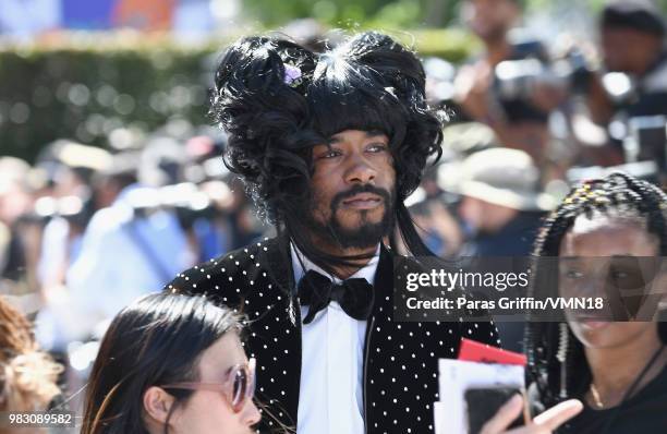 Lakeith Stanfield attends the 2018 BET Awards at Microsoft Theater on June 24, 2018 in Los Angeles, California.