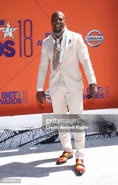 Terry Crews attends the 2018 BET Awards at Microsoft Theater on June 24, 2018 in Los Angeles, California.