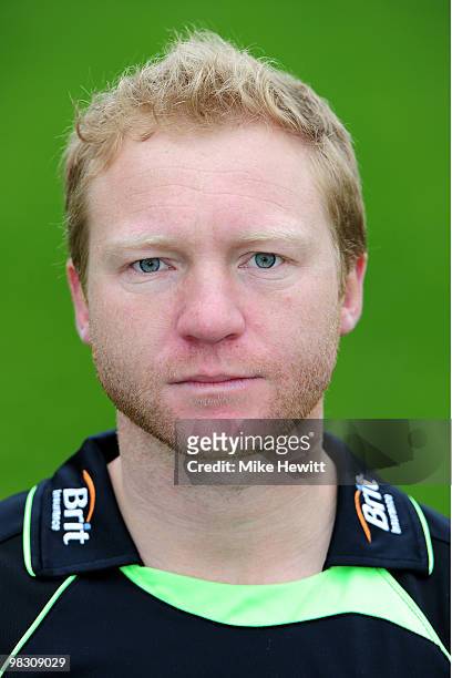 Gareth Batty of Surrey poses for a portrait during a photocall at The Brit Oval on April 7, 2010 in London, England.