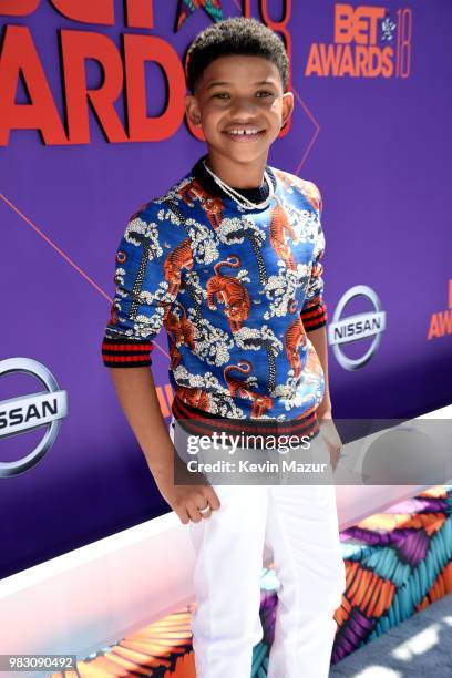 Lonnie Chavis attends the 2018 BET Awards at Microsoft Theater on June 24, 2018 in Los Angeles, California.