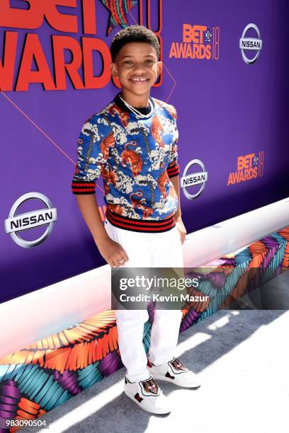 Lonnie Chavis attends the 2018 BET Awards at Microsoft Theater on June 24, 2018 in Los Angeles, California.