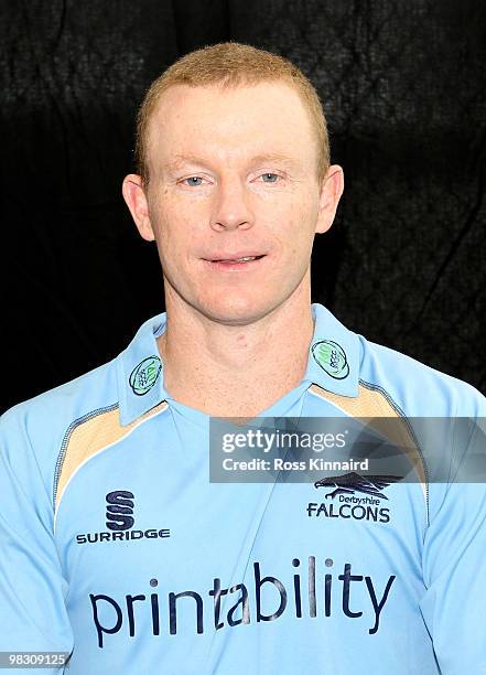 Chris Rogers of Derbyshire during the Derbyshire Cricket Club photo call at the County Ground on April 7, 2010 in Derby, England.