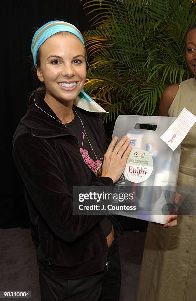 Elisabeth Hasselbeck with Good HouseKeeping Gift Bag