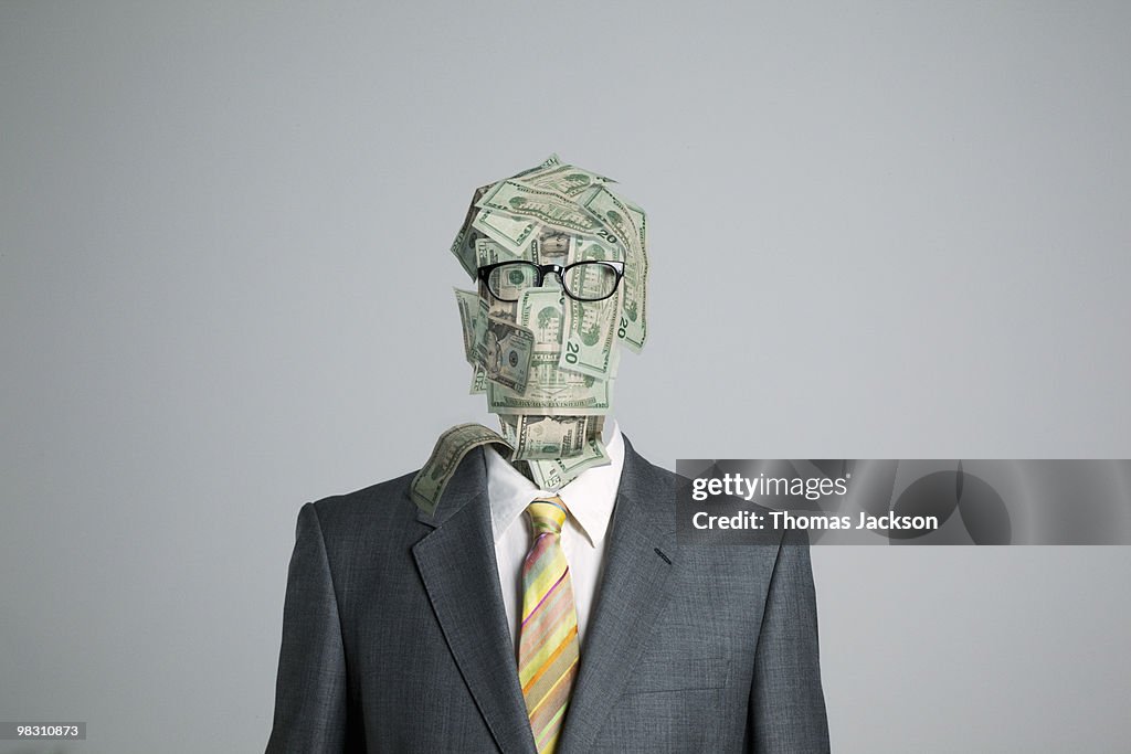 Man made of money