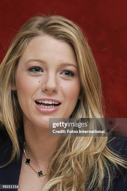 Blake Lively at the Waldorf Astoria Hotel in New York City, New York on October 4, 2008. Reproduction by American tabloids is absolutely forbidden.