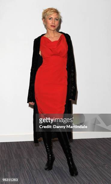 Heather Mills attends a special screening of the short movie 'Cold Kiss', a 15 minute film about knife crime, at BBC Television Centre on April 7,...