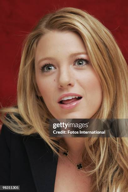 Blake Lively at the Waldorf Astoria Hotel in New York City, New York on October 4, 2008. Reproduction by American tabloids is absolutely forbidden.