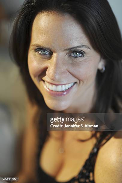 Actress Amy Landecker poses for a portrait session on January 26 New York, NY.