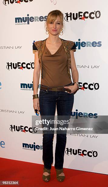 Susana Griso attends the event where Huecco receives the Platinum disc on April 7, 2010 in Madrid, Spain.