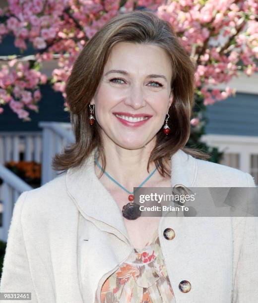 Brenda Strong attends "Child Hunger Ends Here" neighborhood celebrity rally on Wisteria Lane at NBC Universal lot on April 7, 2010 in Universal City,...