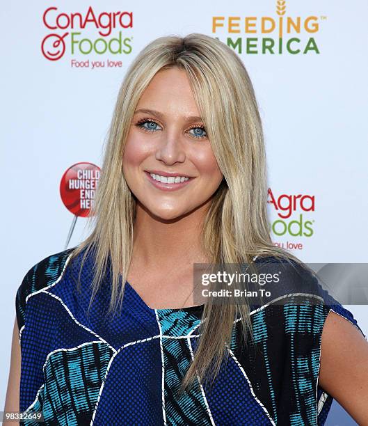 Stephanie Pratt attends "Child Hunger Ends Here" neighborhood celebrity rally on Wisteria Lane at NBC Universal lot on April 7, 2010 in Universal...