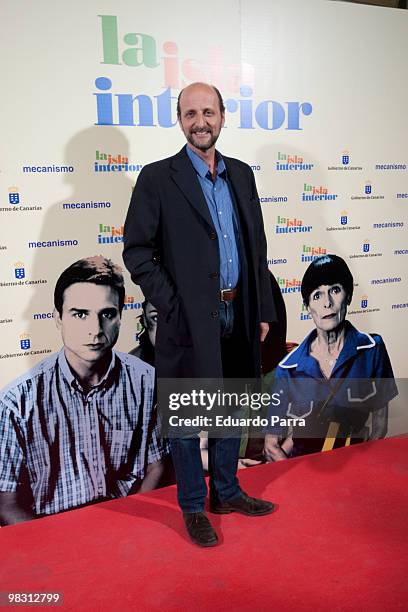 Jose Miguel Fernandez Sastron attends the premiere of 'La isla interior' at the Capitol Cinema on April 7, 2010 in Madrid, Spain.