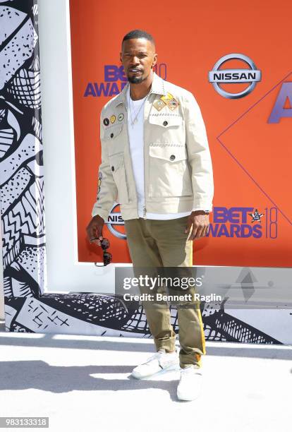 Jamie Foxx attends the 2018 BET Awards at Microsoft Theater on June 24, 2018 in Los Angeles, California.