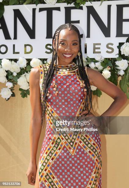Erica Ash attends the Pantene Style Stage during the 2018 BET Awards at Microsoft Theater on June 24, 2018 in Los Angeles, California.