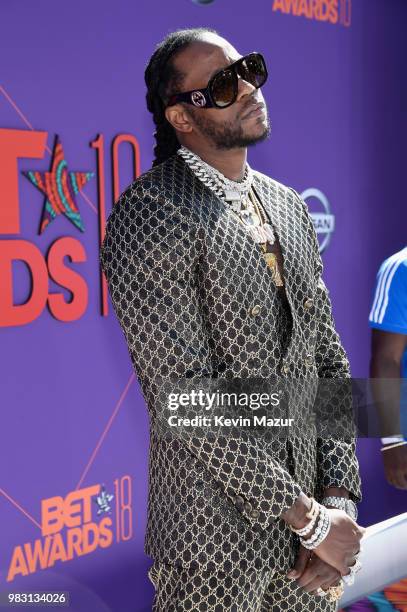 Chainz attends the 2018 BET Awards at Microsoft Theater on June 24, 2018 in Los Angeles, California.