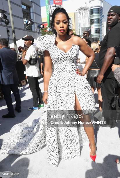 Remy Ma attends the 2018 BET Awards at Microsoft Theater on June 24, 2018 in Los Angeles, California.