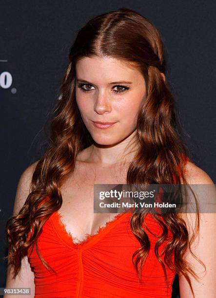 Actress Kate Mara attends the 15th annual Gen Art Film Festival screening of "Happythankyoumoreplease" at Ziegfeld Theatre on April 7, 2010 in New...