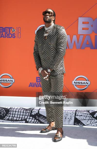 Chainz attends the 2018 BET Awards at Microsoft Theater on June 24, 2018 in Los Angeles, California.