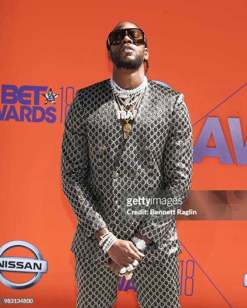 Chainz attends the 2018 BET Awards at Microsoft Theater on June 24, 2018 in Los Angeles, California.