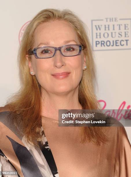 Actress Meryl Streep attends the White House Project's 2010 Epic Awards gala at the IAC Building on April 7, 2010 in New York City.