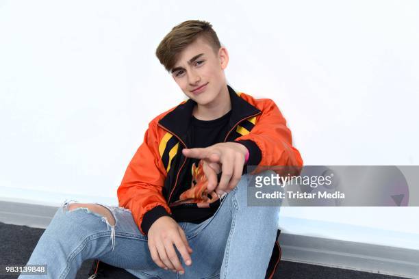 Johnny Orlando attends the YOU Summer Festival 2018 on June 24, 2018 in Berlin, Germany.