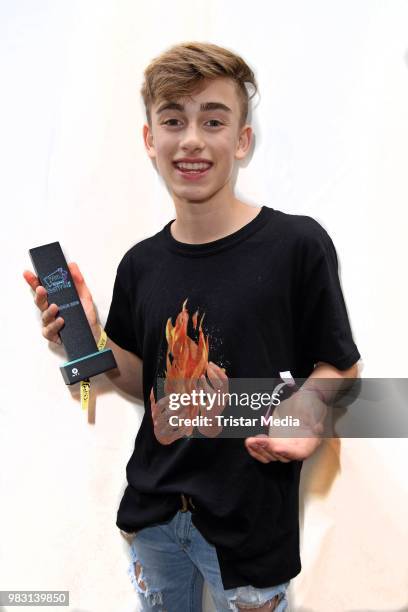 Johnny Orlando attends the YOU Summer Festival 2018 on June 24, 2018 in Berlin, Germany.