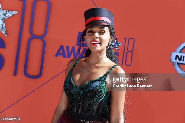 Janelle Monae attends the 2018 BET Awards at Microsoft Theater on June 24, 2018 in Los Angeles, California.