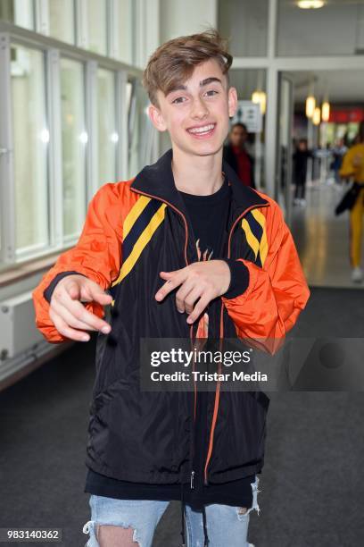 Johnny Orlando attends the YOU Summer Festival 2018 on June 24, 2018 in Berlin, Germany.