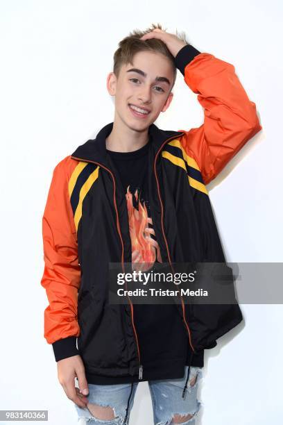 Johnny Orlando attends the YOU Summer Festival 2018 on June 24, 2018 in Berlin, Germany.