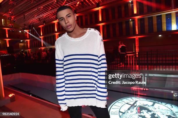 Olivier Rousteing attends the Balmain after party as part of Paris Fashion Week on June 24, 2018 in Paris, France.