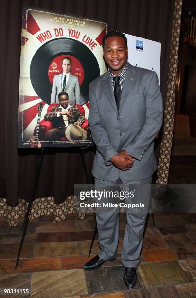 Musician/actor Robert Randolph attends the "Who Do You Love" New York premiere at the Tribeca Grand Screening Room on April 7, 2010 in New York City.