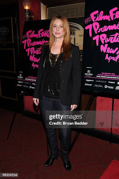 Actress Diane Neal attends the Gen Art Film Festival premiere of ''Happythankyoumoreplease'' at Ziegfeld Theatre on April 7, 2010 in New York City.