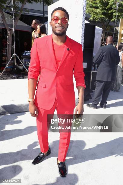 Woody McClain attends the 2018 BET Awards at Microsoft Theater on June 24, 2018 in Los Angeles, California.