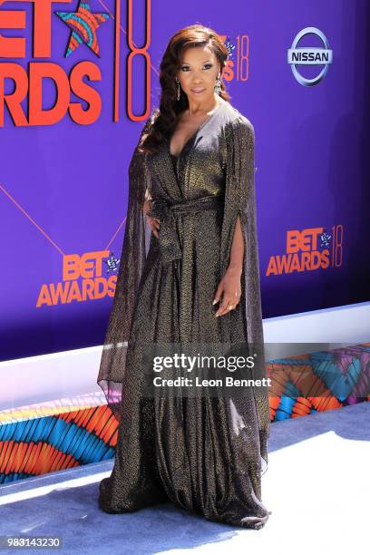 Elise Neal attends the 2018 BET Awards at Microsoft Theater on June 24, 2018 in Los Angeles, California.