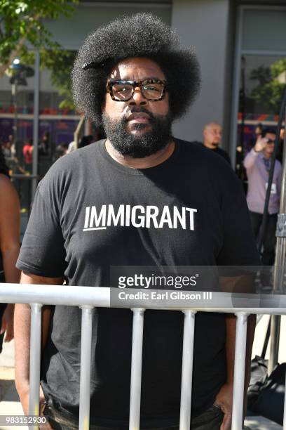 Ahmir "Questlove" Thompson attends the 2018 BET Awards at Microsoft Theater on June 24, 2018 in Los Angeles, California.