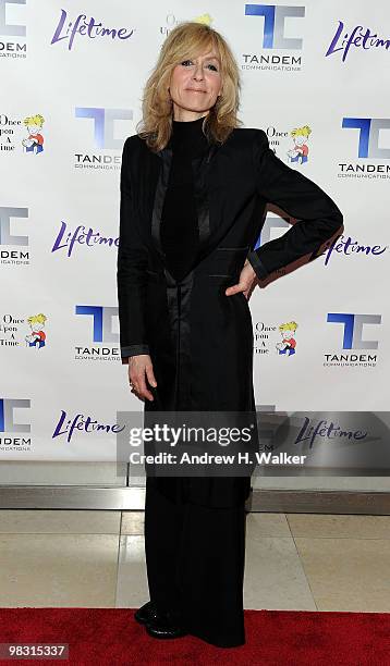 Actress Judith Light attends the screening of the Lifetime Original Movie "Patricia Cornwell's The Front" at Hearst Tower on April 7, 2010 in New...