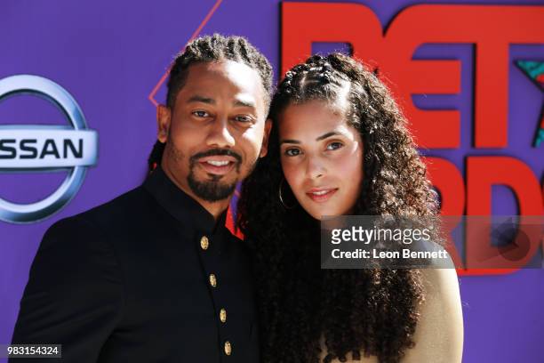 Brandon T. Jackson attends the 2018 BET Awards at Microsoft Theater on June 24, 2018 in Los Angeles, California.