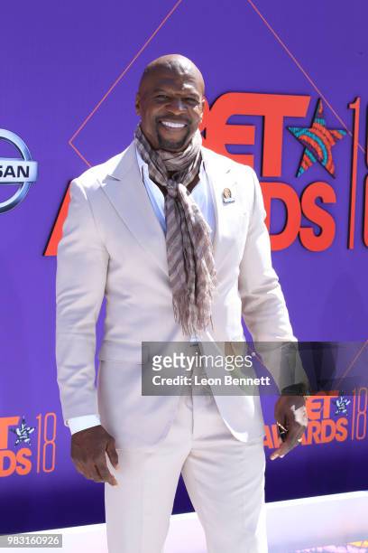 Terry Crews attends the 2018 BET Awards at Microsoft Theater on June 24, 2018 in Los Angeles, California.