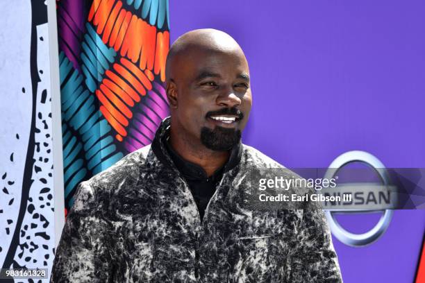 Mike Colter attends the 2018 BET Awards at Microsoft Theater on June 24, 2018 in Los Angeles, California.